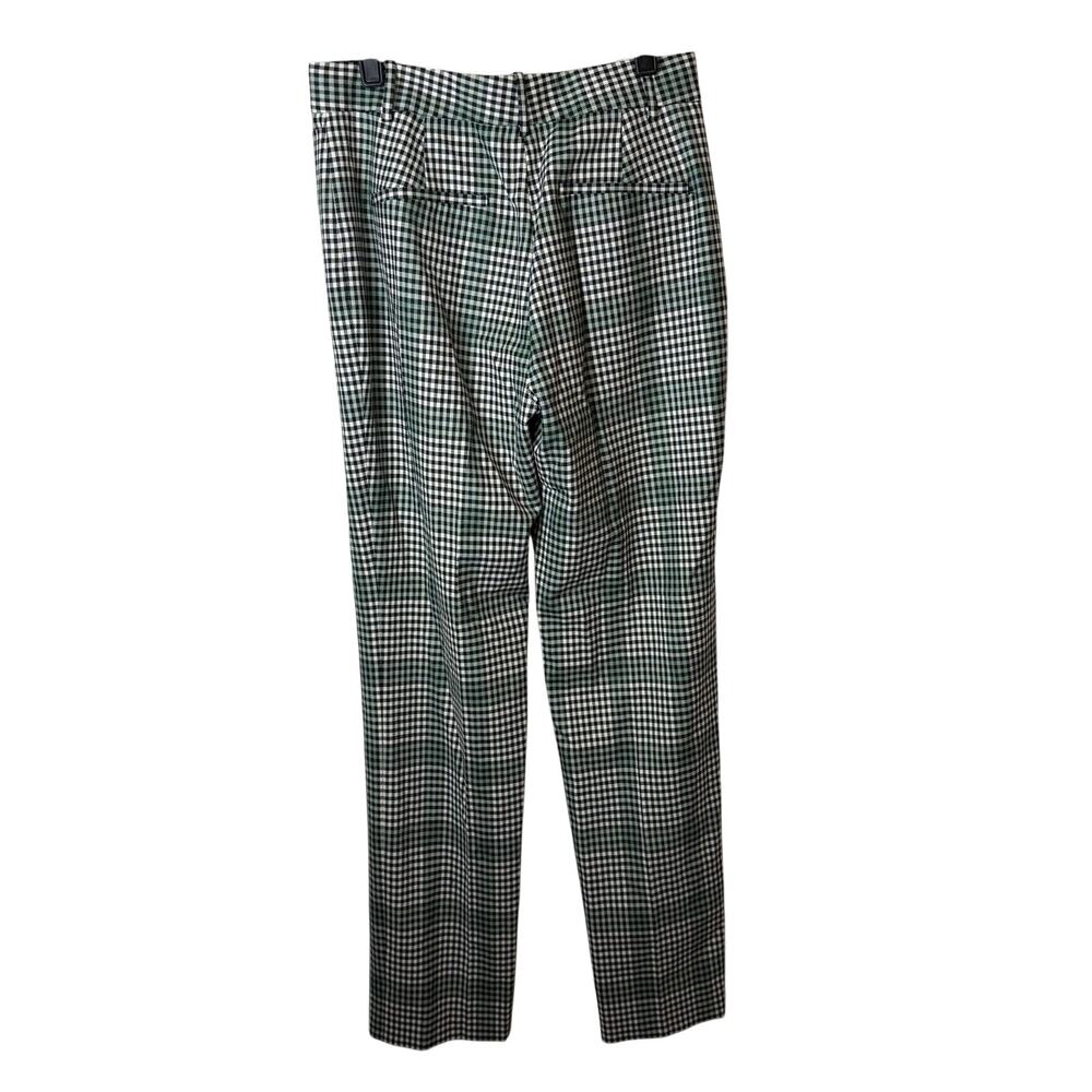 M.M.LaFleur Smith Straight Trouser Check Plaid Sharkskin Wool Pants 2 Preppy - Picture 3 of 9